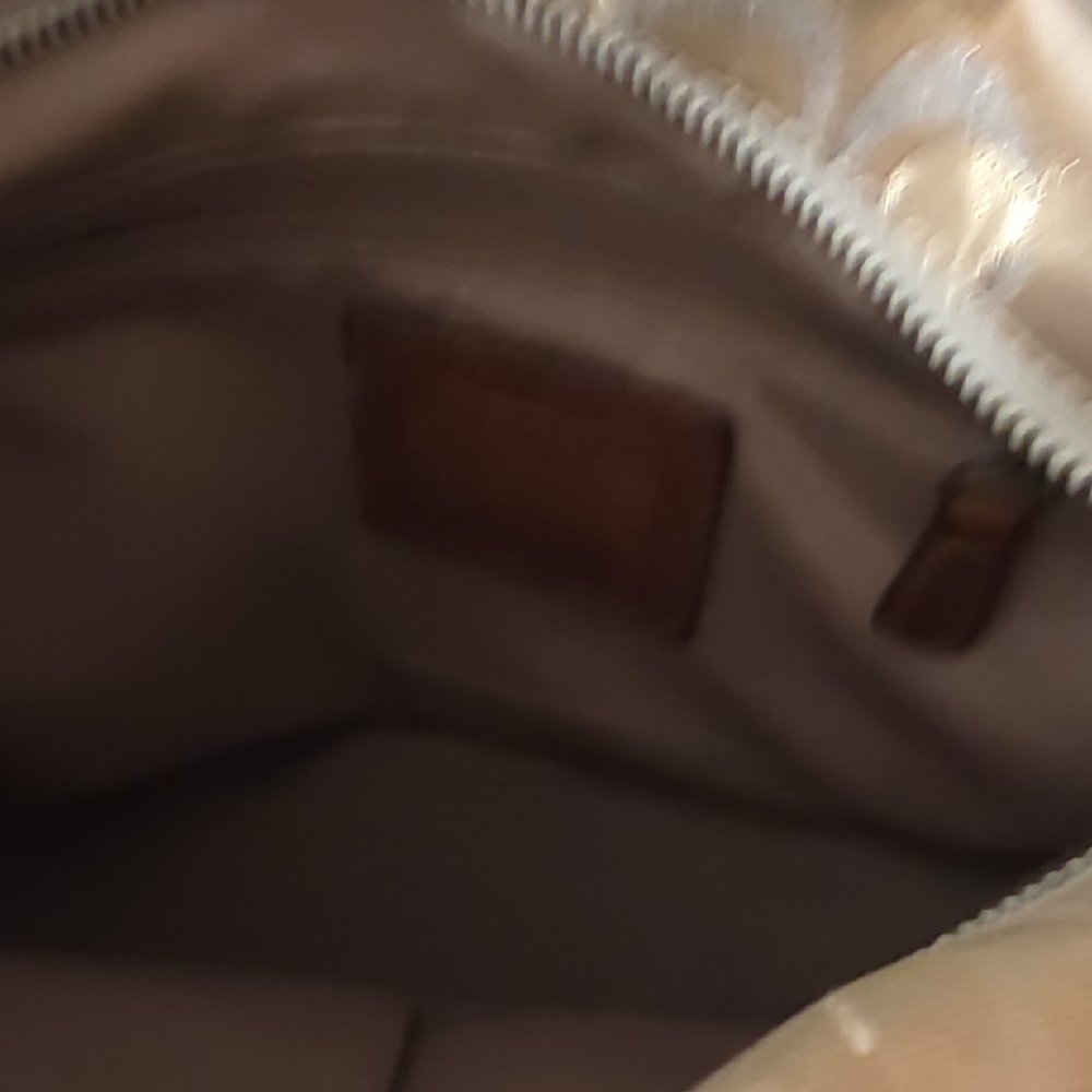 Patchwork Beige & Brown Shoulder Bag - image 6